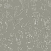 Zoology Wallpaper - Stone - by Coordonne. Click for more details and a description.