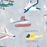Draft Planes Wallpaper - Cloud - by Coordonne. Click for more details and a description.