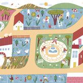 Country Joy Mural - Chestnut - by Coordonne. Click for more details and a description.