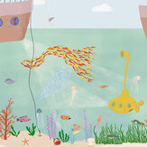 Yellow Submarine Mural - Mediterranean - by Coordonne. Click for more details and a description.