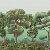 Green Forest Mural - Dew - by Coordonne. Click for more details and a description.