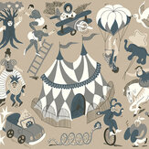 Magic Circus Mural - Sandy - by Coordonne. Click for more details and a description.