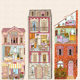 Dolls House Mural - Cream - by Coordonne. Click for more details and a description.