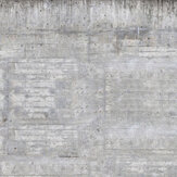 Wooden Concrete Mural - Grey - by Rebel Walls. Click for more details and a description.