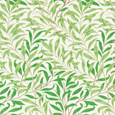 Tissu Willow Bough  - Vert feuille - Morris. Cliquez pour en savoir plus et lire la description.