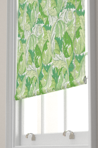 Acanthus Blind - Leaf Green - by Morris. Click for more details and a description.