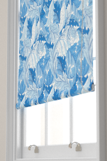 Acanthus Blind - Woad - by Morris. Click for more details and a description.
