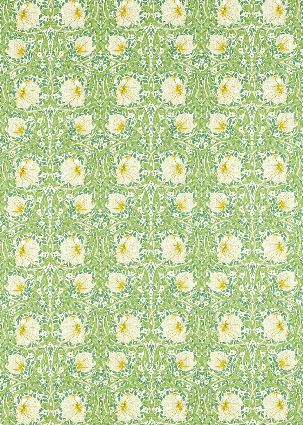 Pimpernel Fabric - Weld/ Leaf Green - by Morris