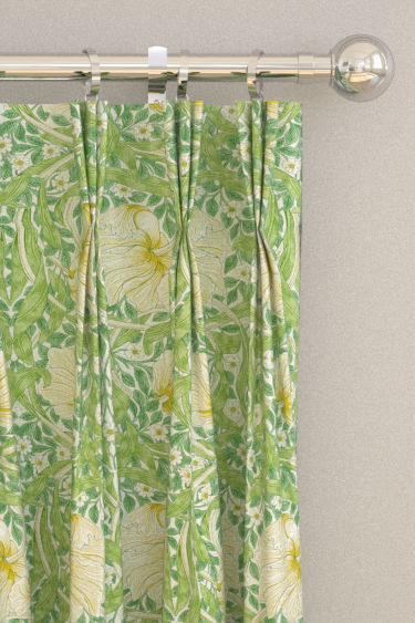 Pimpernel Curtains - Weld/ Leaf Green - by Morris. Click for more details and a description.