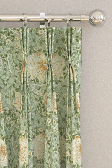 Pimpernel Curtains - Bayleaf/ Manilla - by Morris. Click for more details and a description.
