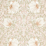 Pimpernel Fabric - Cochineal Pink - by Morris. Click for more details and a description.