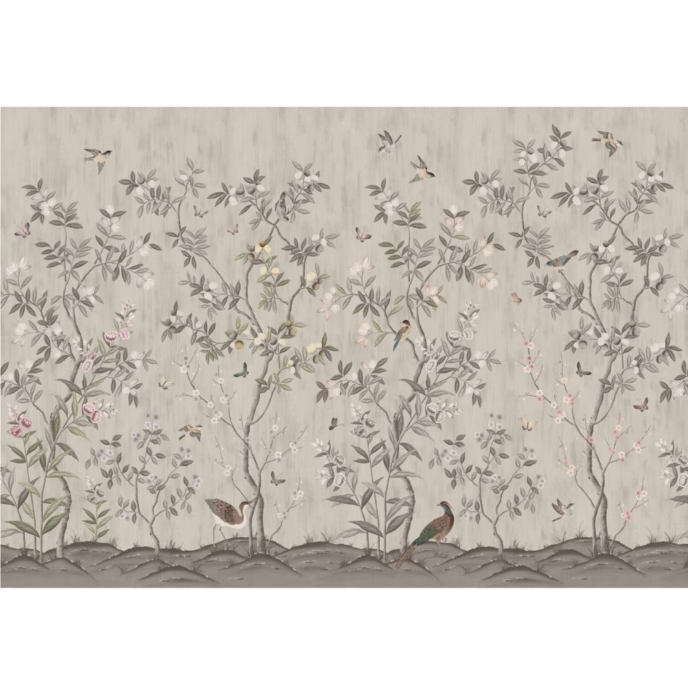 Chinoiserie Chic Mural - Blush - by Rebel Walls