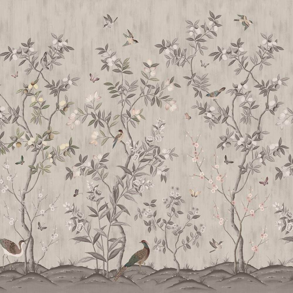 Chinoiserie Chic Mural - Blush - by Rebel Walls