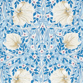 Pimpernel Fabric - Woad - by Morris. Click for more details and a description.