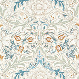 Severne Fabric - Bayleaf/ Annatto - by Morris. Click for more details and a description.