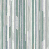 Teixits Wallpaper - Teal - by Tres Tintas. Click for more details and a description.