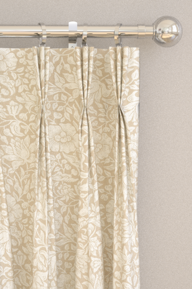 Mallow Curtains - Linen - by Morris. Click for more details and a description.