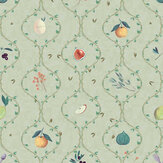Rebost Wallpaper - Green - by Tres Tintas. Click for more details and a description.