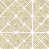 Faux Geometric weave Wallpaper - Natural - by Coordonne. Click for more details and a description.