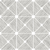 Faux Geometric weave Wallpaper - Light Grey - by Coordonne. Click for more details and a description.