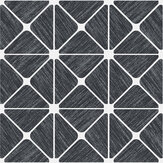 Faux Geometric weave Wallpaper - Charcoal - by Coordonne. Click for more details and a description.