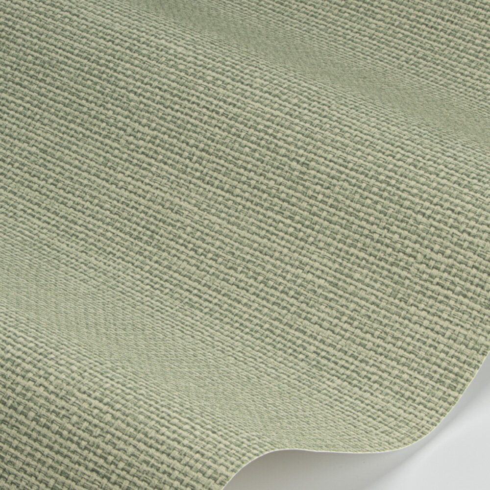 Faux Basket weave Wallpaper - Sage Green - by Coordonne