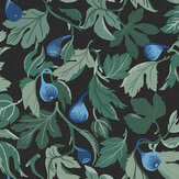 Figs Wallpaper - Ink - by Boråstapeter