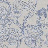 Floral Dream Wallpaper - Blue - by Boråstapeter. Click for more details and a description.