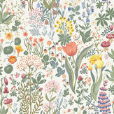 Bloomsterhav Wallpaper - Ivory / Multi - by Boråstapeter. Click for more details and a description.