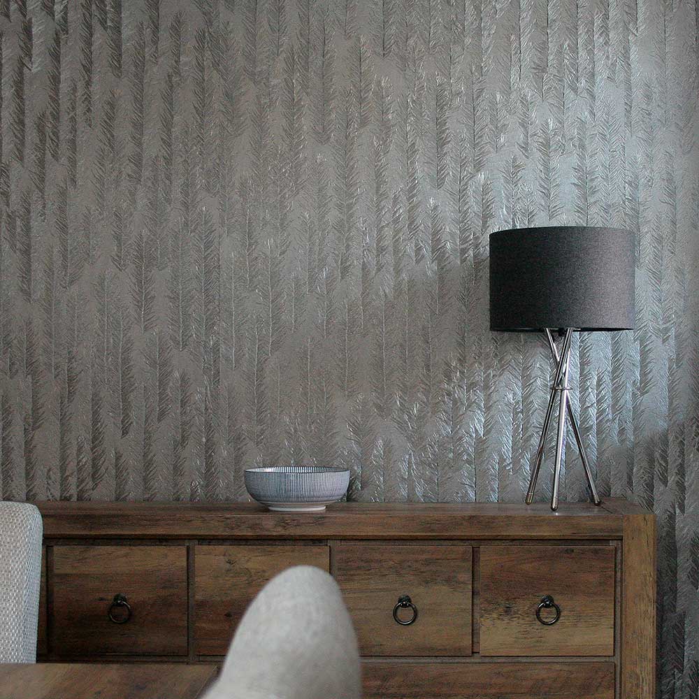Rio Wallpaper - Grey - by Fardis