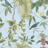 Exotic Garden Wallpaper - Blue - by Arthouse. Click for more details and a description.