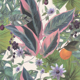 Passion Flower Wallpaper - White - by Arthouse. Click for more details and a description.