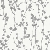 Disa Wallpaper - Grey - by Boråstapeter. Click for more details and a description.
