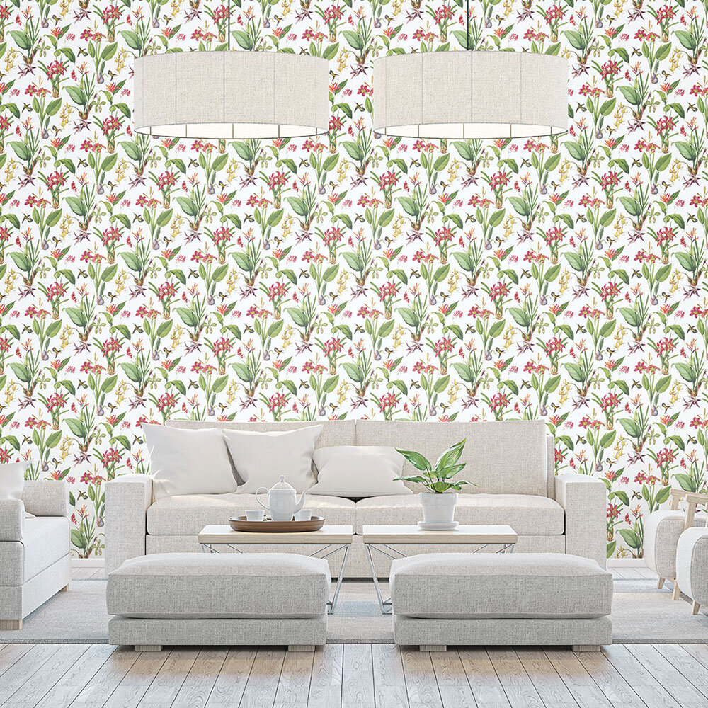 Cottage Botanical Wallpaper - Multi - by Galerie