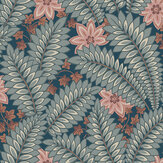  Hidden Ivy Wallpaper - Blue - by Boråstapeter. Click for more details and a description.