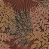 Velvet Leaves Wallpaper - Burgundy  - by Boråstapeter. Click for more details and a description.