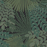 Velvet Leaves Wallpaper - Green - by Boråstapeter. Click for more details and a description.
