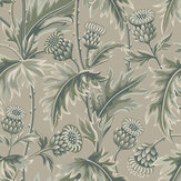 Treasured Thistle Wallpaper - Beige - by Boråstapeter. Click for more details and a description.