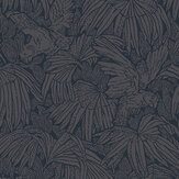 Hidden Parrot Wallpaper - Blue - by Boråstapeter. Click for more details and a description.