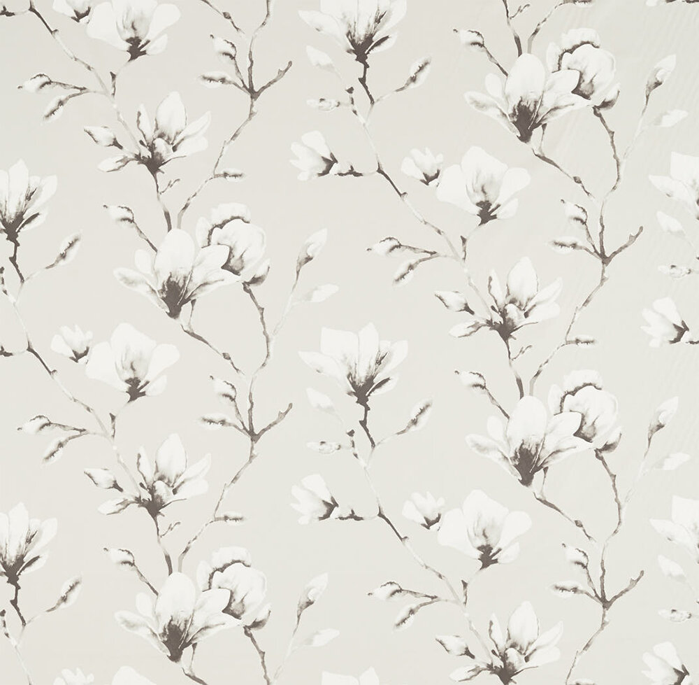 Lotus  Fabric - French Grey - by Harlequin