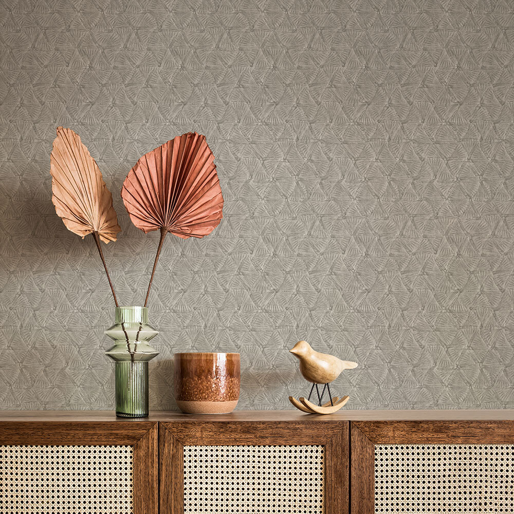 Wright Wallpaper - Pewter - by A Street Prints