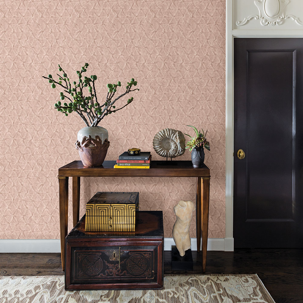 Wright Wallpaper - Rose Gold - by A Street Prints
