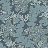 Butterfield Wallpaper - Blue - by A Street Prints. Click for more details and a description.