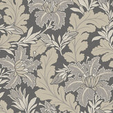 Butterfield Wallpaper - Dark Grey - by A Street Prints. Click for more details and a description.