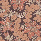 Butterfield Wallpaper - Burgundy - by A Street Prints. Click for more details and a description.