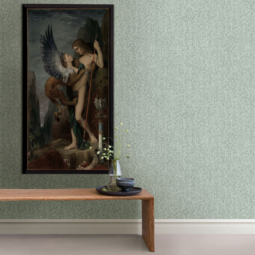 Ashbee Wallpaper - Green - by A Street Prints