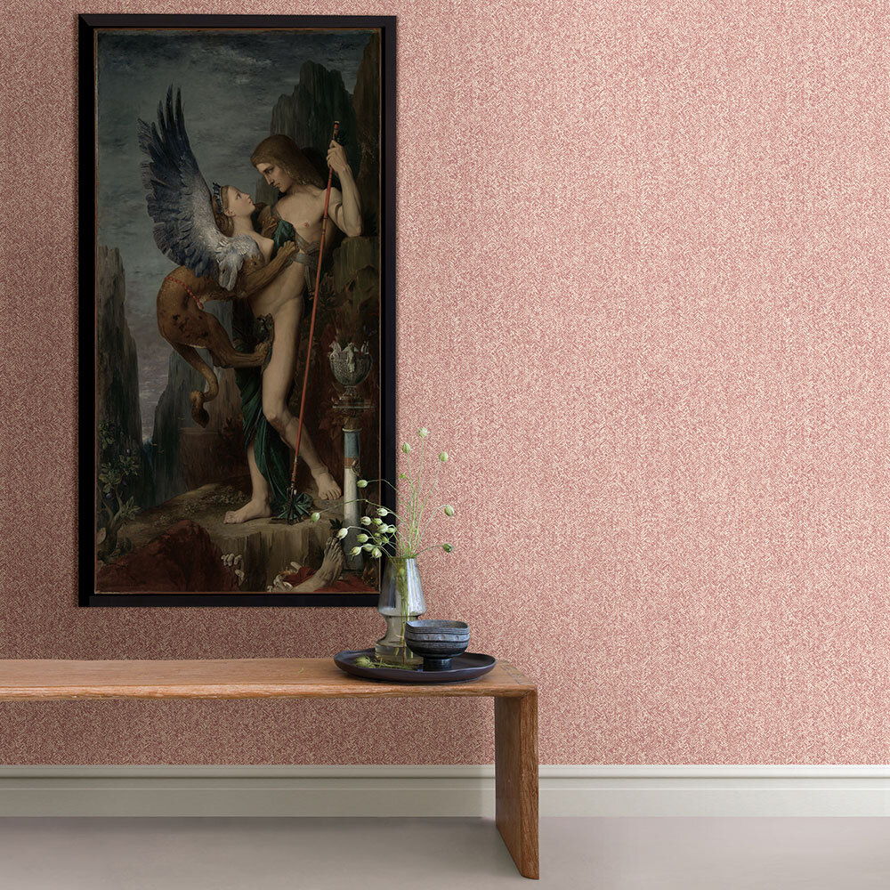 Ashbee Wallpaper - Pink - by A Street Prints