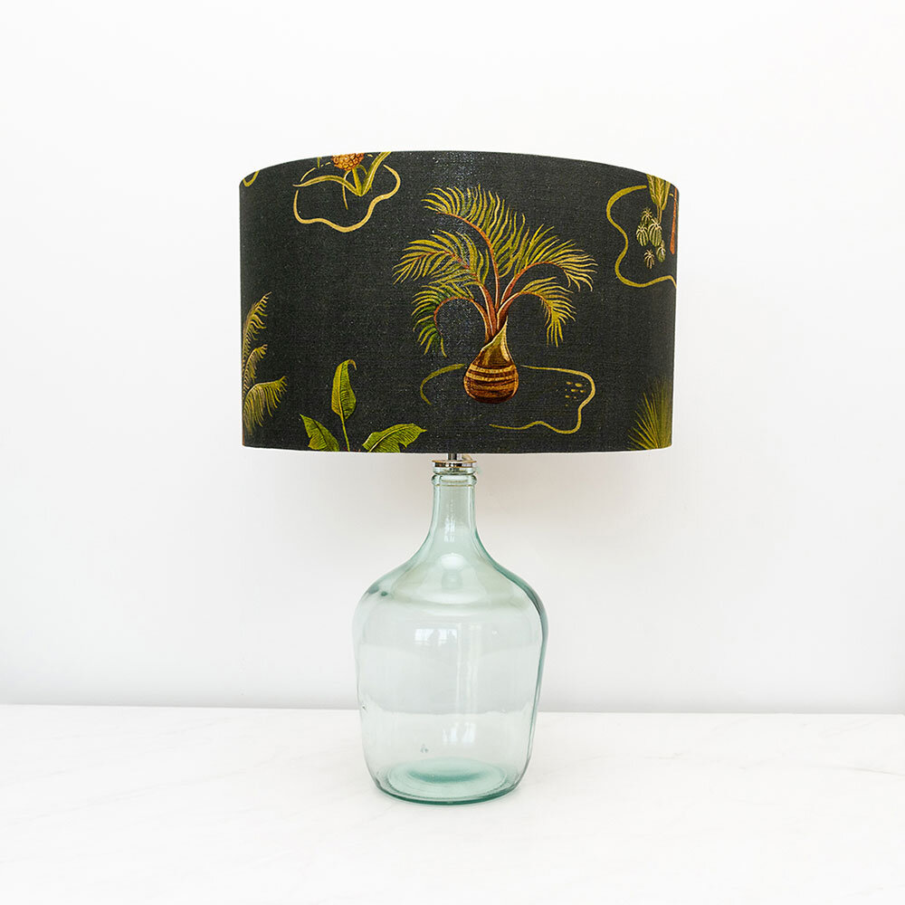 Solitude Laney Lampshade Lamp Shade - Charcoal - by Wear The Walls