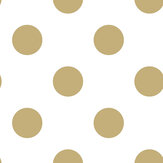 Dotty Wallpaper - Gold - by Superfresco Easy. Click for more details and a description.
