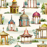 Follies Wallpaper - Multi - by Mulberry Home. Click for more details and a description.